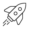 Launch and thrive icon